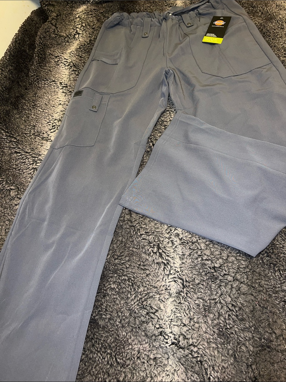 Dickies Women's Light Gray Cargo Work Pants